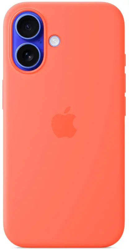 Чохол для iPhone 16 Silicone Case with MagSafe Tangerine (MDGN4ZM/A) - фото - №3