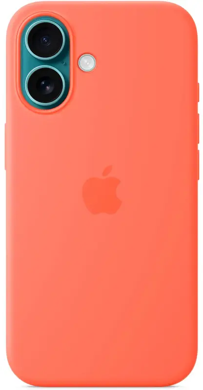 Чохол для iPhone 16 Silicone Case with MagSafe Tangerine (MDGN4ZM/A) - фото - №2