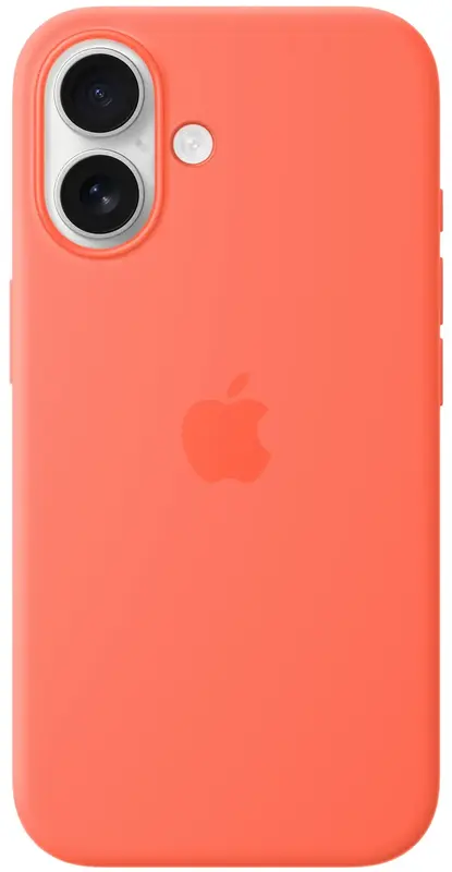 Чохол для iPhone 16 Silicone Case with MagSafe Tangerine (MDGN4ZM/A) - фото - №0