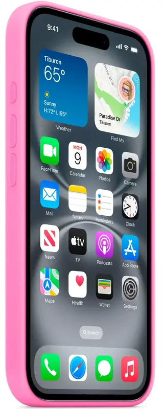 Чохол для iPhone16 Silicone Case with MagSafe Peony (MDGM4ZM/A) - фото - №4
