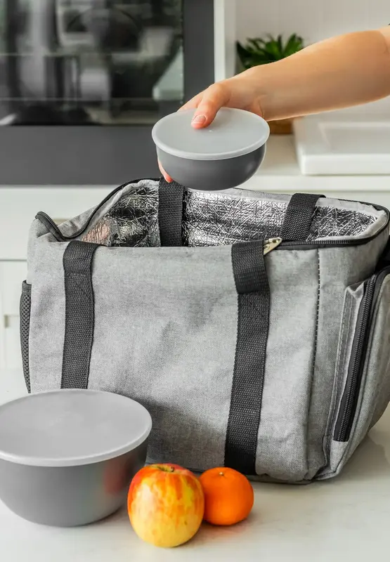 Набір мисок із кришкою KitchenAid Coreline, 4 шт, 355/591/828/1065 мл, сірий (KQG176OSCGG) - фото - №13