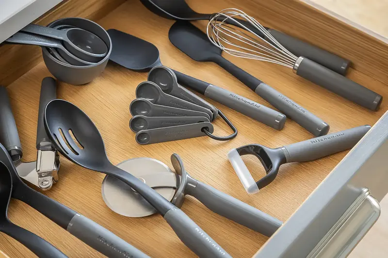 Овочечистка горизонтальна KitchenAid Coreline, 18,8 см, сірий (KAS145OHCGG) - фото - №9