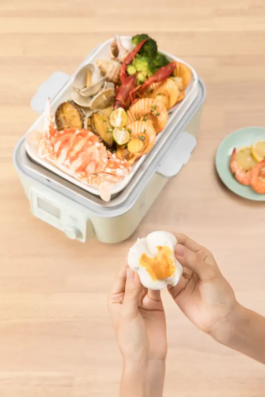 Пароварка BUYDEEM G564 Cozy Greenish - фото - №3