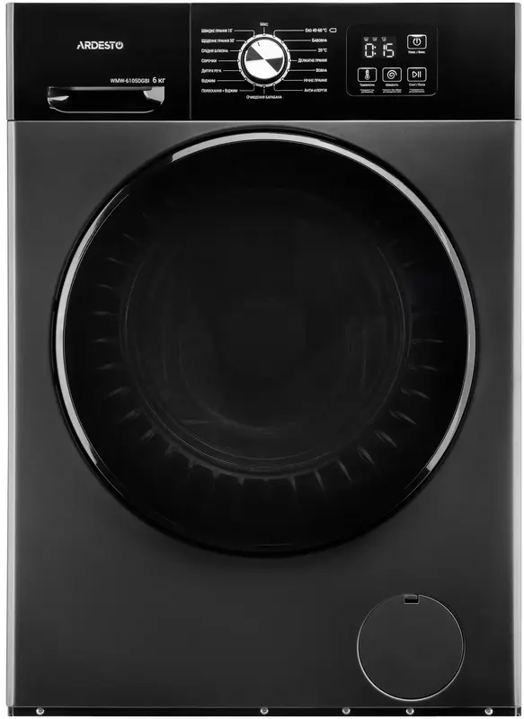 Пральна машина фронтальна ARDESTO Black Mars WMW-6105DGBI - фото - №0