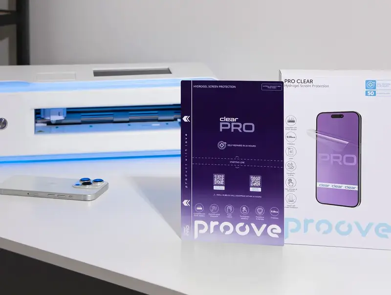 Захисна гідрогелева плівка Proove Hydrogel Screen Protection PRO Clear 10 - фото - №3