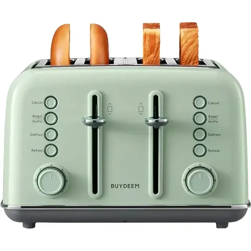 Тостер BUYDEEM DT640E Cozy Greenish - фото - №1
