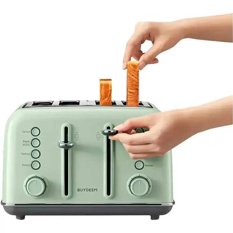 Тостер BUYDEEM DT640E Cozy Greenish - фото - №3