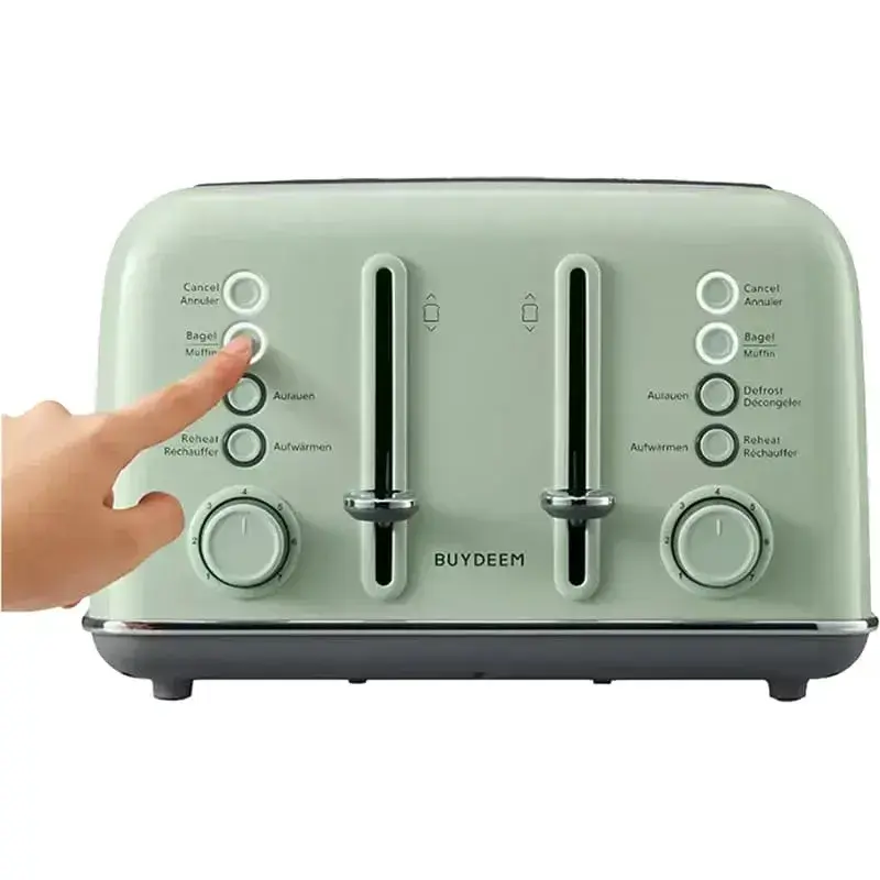 Тостер BUYDEEM DT640E Cozy Greenish - фото - №4