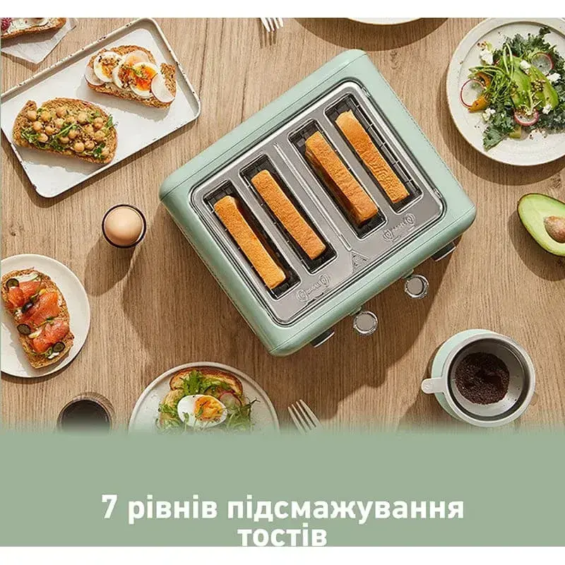Тостер BUYDEEM DT640E Cozy Greenish - фото - №9