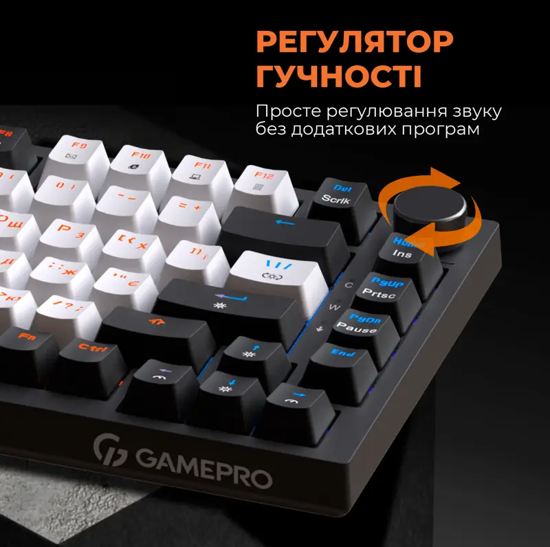 Клавиатура игровая GamePro MK160B Hot-Swap RGB (Black) фото