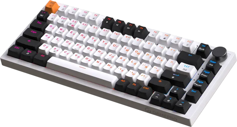 Клавиатура игровая GamePro MK160W Hot-Swap RGB (White) фото