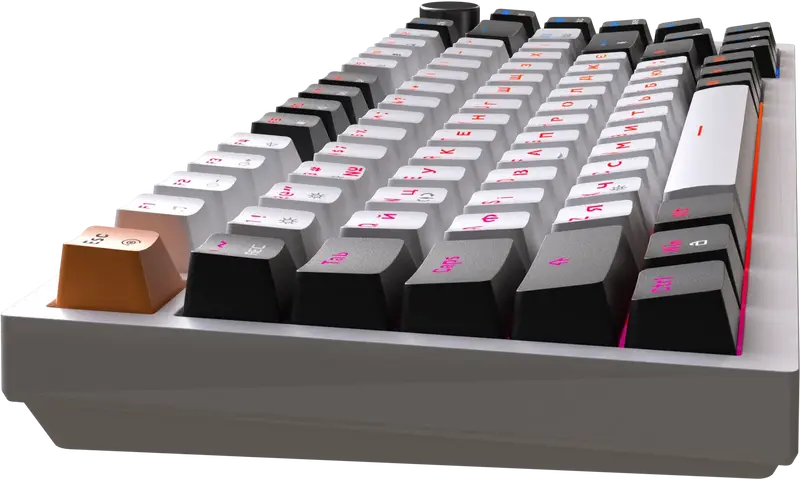 Клавиатура игровая GamePro MK160W Hot-Swap RGB (White) фото