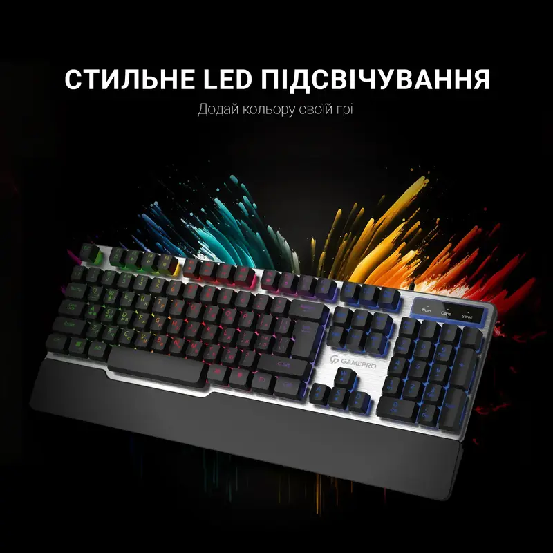 Игровая клавиатура GamePro GK599 (Black) фото