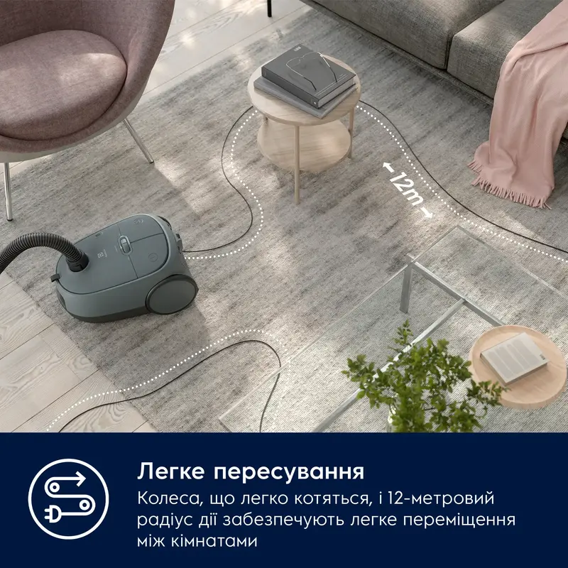 Пилосос мішковий ELECTROLUX EB61C1OG - фото - №6