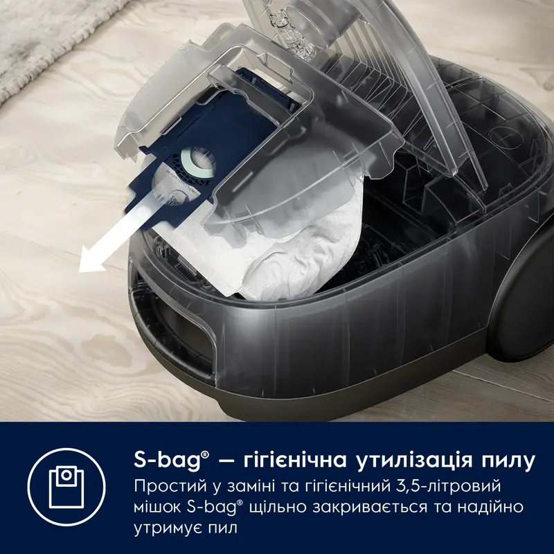 Пилосос мішковий ELECTROLUX EB61C1OG - фото - №4