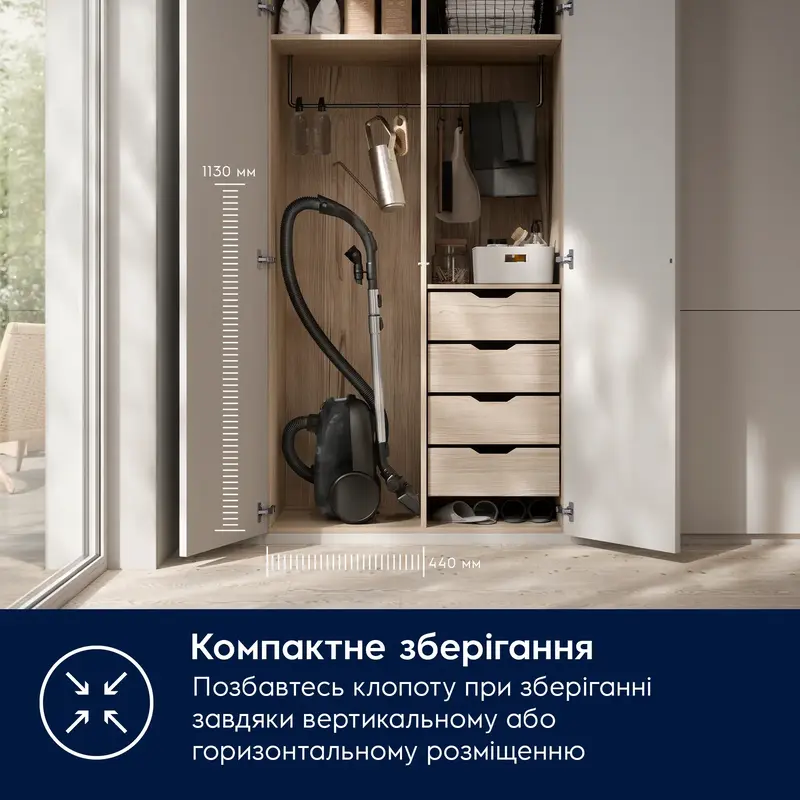 Пилосос мішковий ELECTROLUX EB61C4DB - фото - №8
