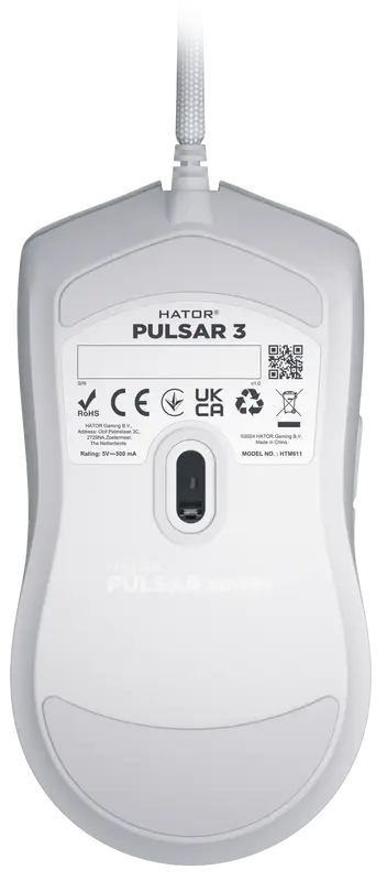 Ігрова миша HATOR Pulsar 3 (HTM611) white - фото - №5