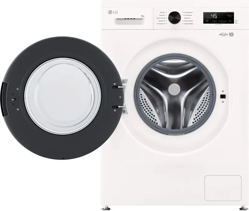 Пральна машина вузька LG F2Y1NS6W - фото - №2