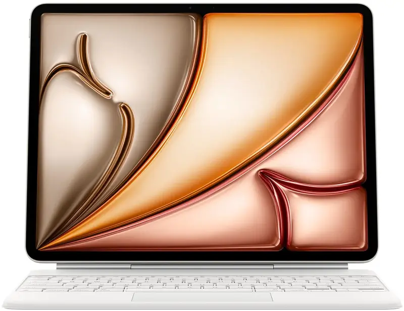 Чохол-клавіатура для iPad Air 13-inch (M3) Magic Keyboard White (MDFW4UA/A) - фото - №0