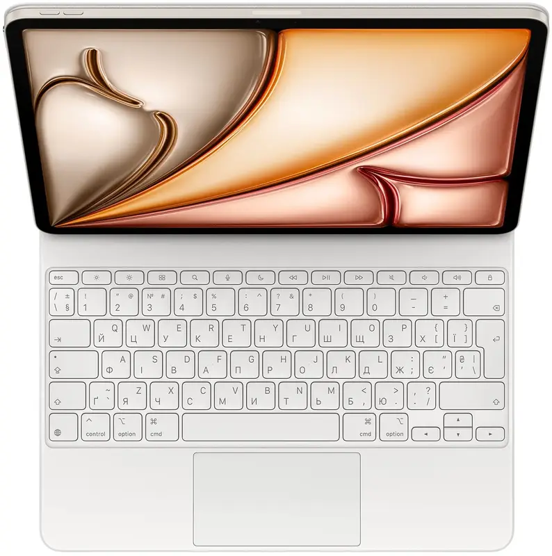 Чохол-клавіатура для iPad Air 13-inch (M3) Magic Keyboard White (MDFW4UA/A) - фото - №1