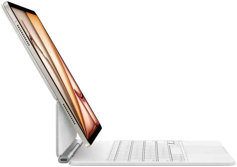 Чохол-клавіатура для iPad Air 13-inch (M3) Magic Keyboard White (MDFW4UA/A) - фото - №3