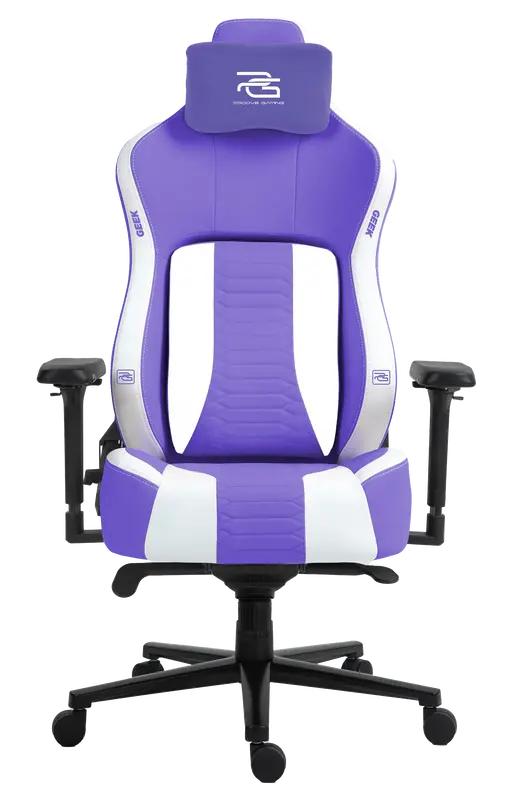 Ігрове крісло Proove Gaming Geek white purple фото
