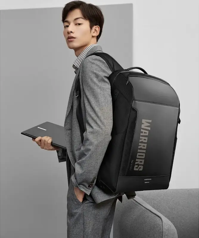 Рюкзак WIWU Warriors Backpack Pro Max (Black) - фото - №9