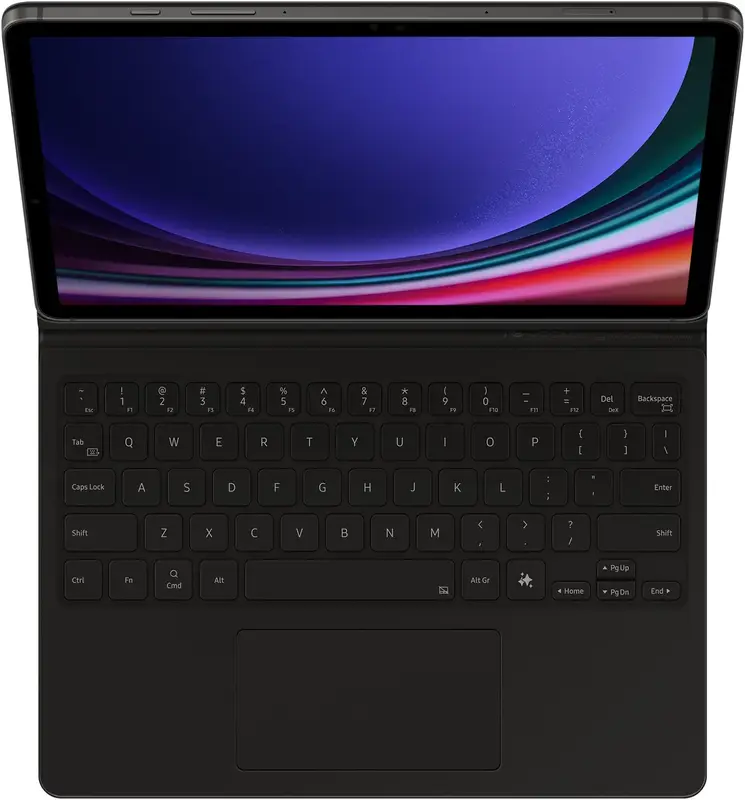Чохол для Samsung Tab S10 FE Book Cover Keyboard AI Key Black (EF-DX725BBEGUA) - фото - №5