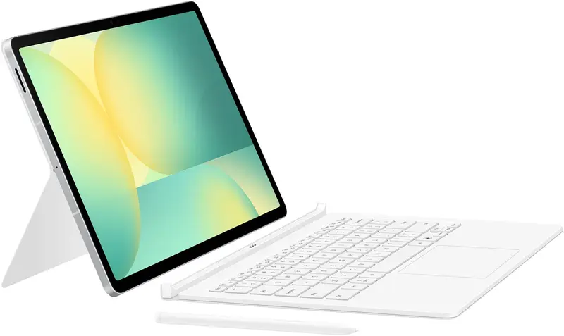 Чохол для Samsung Tab S10 FE+ Book Cover Keyboard AI Key White (EF-DX625BWEGUA) - фото - №8