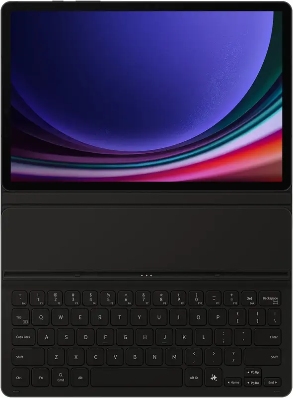Чохол для Samsung Tab S10 FE Book Cover Keyboard Slim AI Key Black (EF-DX720BBEGUA) - фото - №6