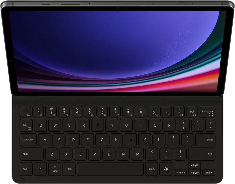 Чохол для Samsung Tab S10 FE Book Cover Keyboard Slim AI Key Black (EF-DX720BBEGUA) - фото - №7