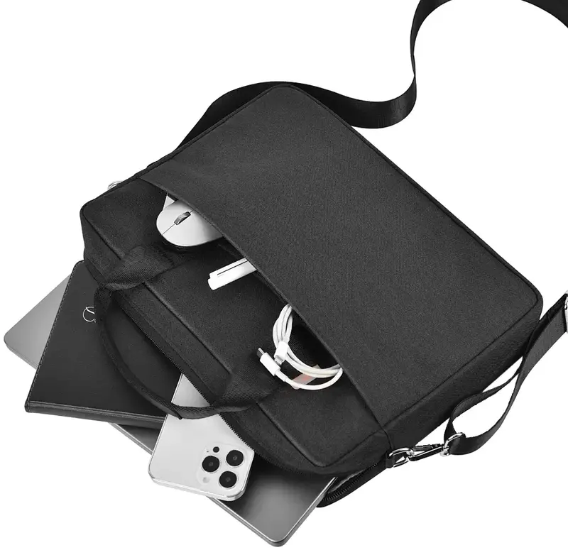 Сумка WIWU Minimalist Pro Laptop bag Pro 15.6", 2nd Generation (Black) - фото - №3