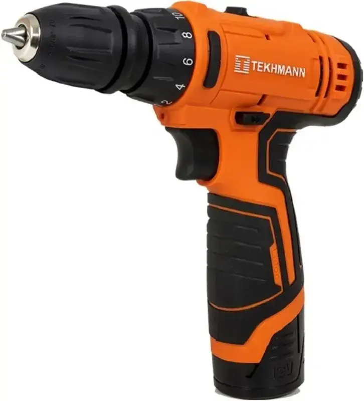 Шурупокрут-дриль акумуляторний Tekhmann TCD-12 QC Li v2.0 12В 2х2А год кейс фото