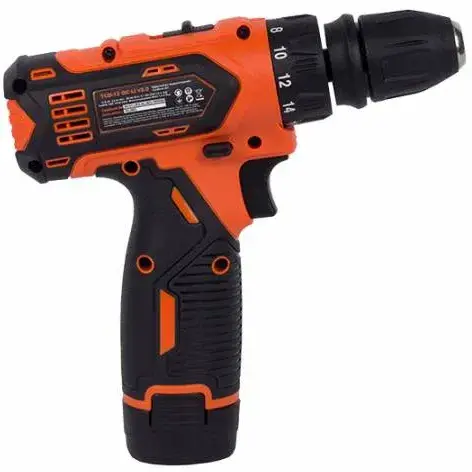 Шурупокрут-дриль акумуляторний Tekhmann TCD-12 QC Li v2.0 12В 2х2А год кейс фото
