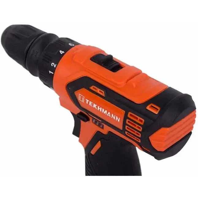 Шурупокрут-дриль акумуляторний Tekhmann TCD-12 QC Li v2.0 12В 2х2А год кейс фото