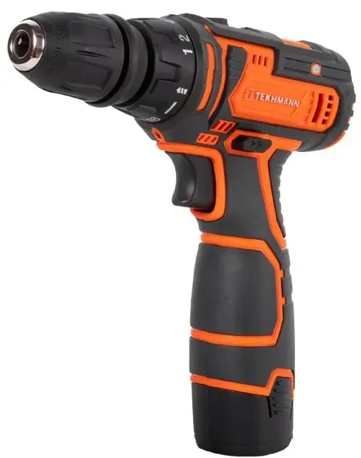 Шурупокрут-дриль акумуляторний Tekhmann TCD-12/2 BS Kit 12В кейс з приляддям - фото - №0