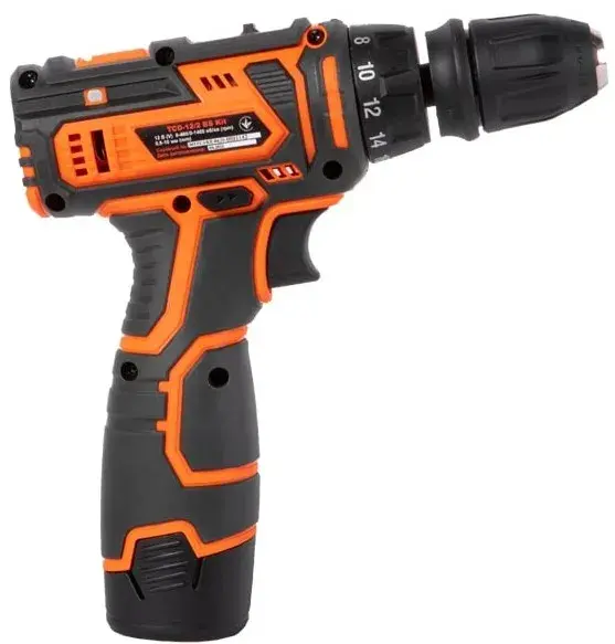 Шурупокрут-дриль акумуляторний Tekhmann TCD-12/2 BS Kit 12В кейс з приляддям - фото - №2