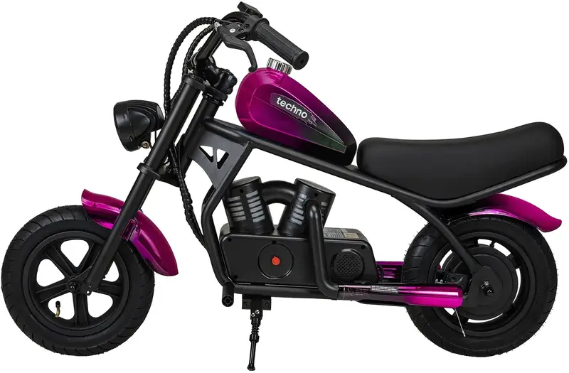 Детский электромотоцикл Techno ES-60 (Pink-Black) фото