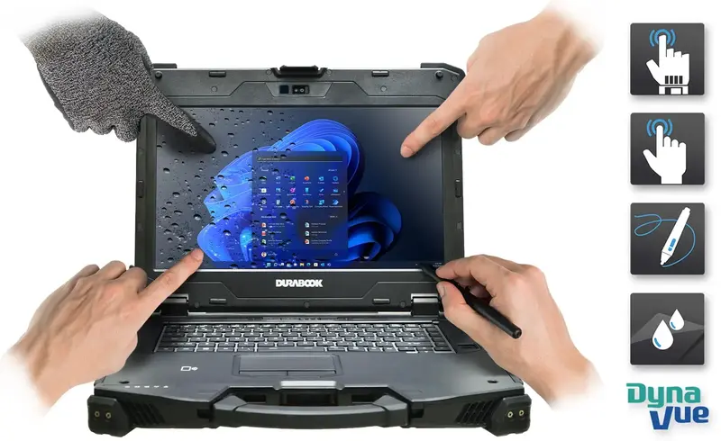 Ноутбук Durabook Z14 Basic Black (Z4E1Q4DA3BXX) - фото - №5