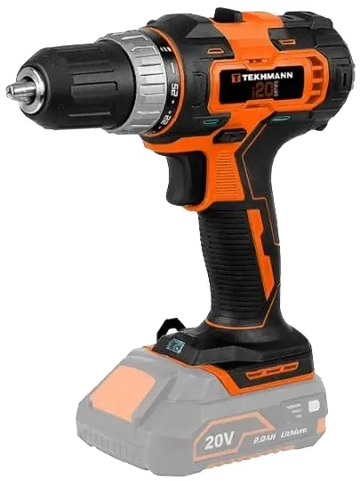 Шурупокрут-дриль акумуляторний Tekhmann TCD-35/i20 20В без АКБ та ЗП - фото - №0