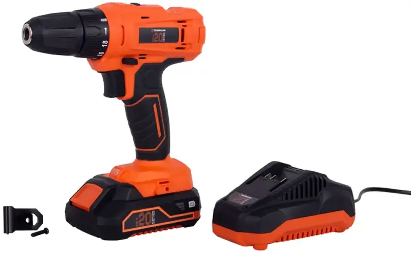Шурупокрут-дриль акумуляторний Tekhmann TCD-30/i20 KIT 20В фото
