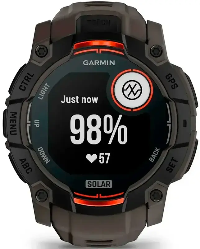 Смарт-годинник Garmin Instinct 3 Solar 50 мм Black (010-02935-00) - фото - №9