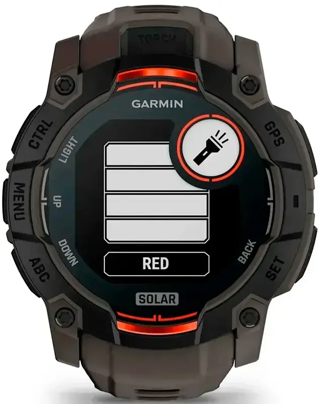 Смарт-годинник Garmin Instinct 3 Solar 50 мм Black (010-02935-00) - фото - №4