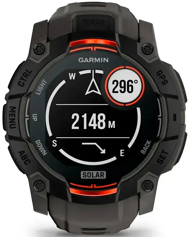 Смарт-годинник Garmin Instinct 3 Solar 50 мм Black (010-02935-00) - фото - №7