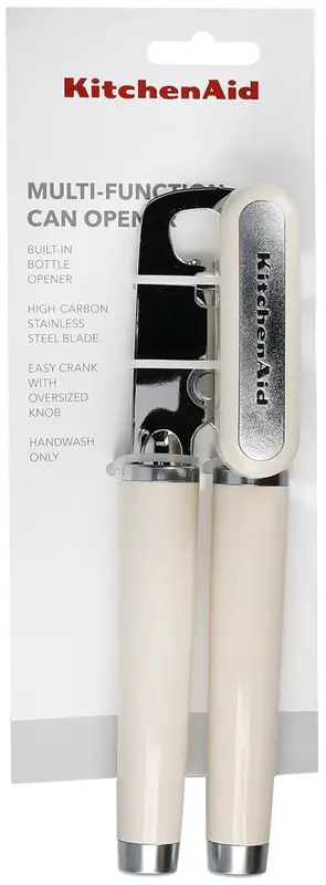 Відкривалка для банок та пляшок KitchenAid Coreline, 21 см, кремова (KAG199OHACE) - фото - №3