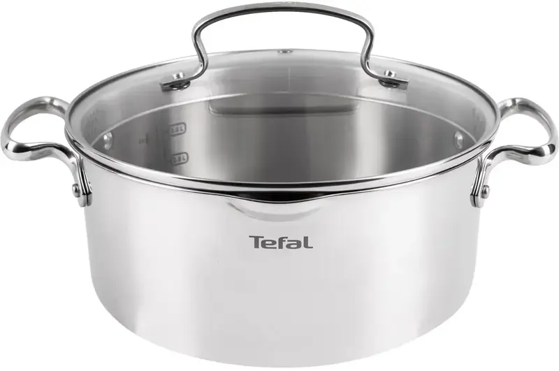 Каструля з кришкою Tefal Duetto+ 24 см, 5,0 л, (G7194656) - фото - №0