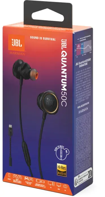 Игровая гарнитура JBL Quantum 50C Black фото