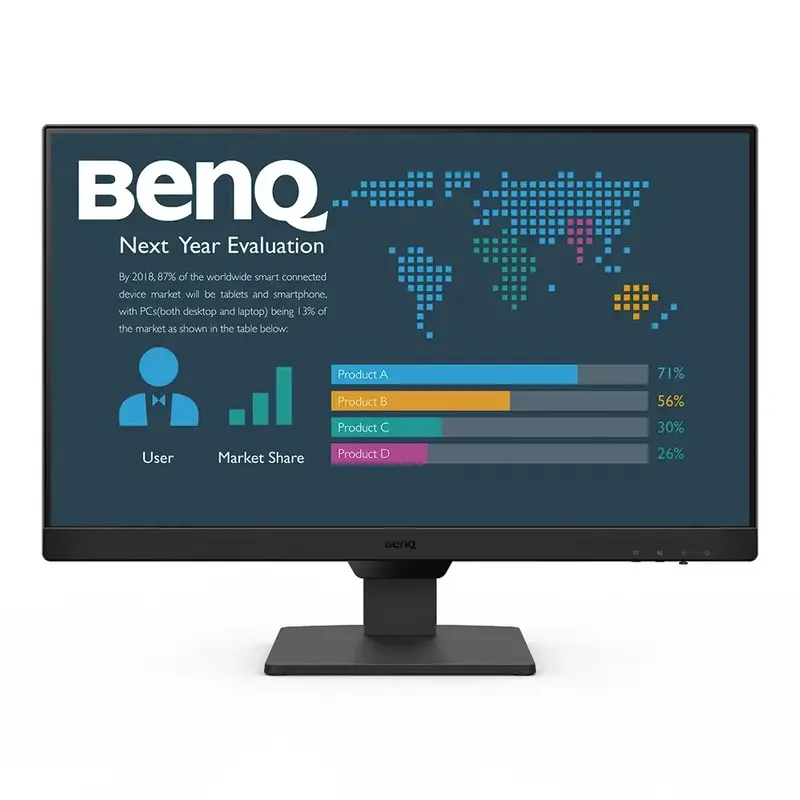 Монітор BenQ 23,8" BL2490 BLACK (9H.LM5LB.QBE) - фото - №0