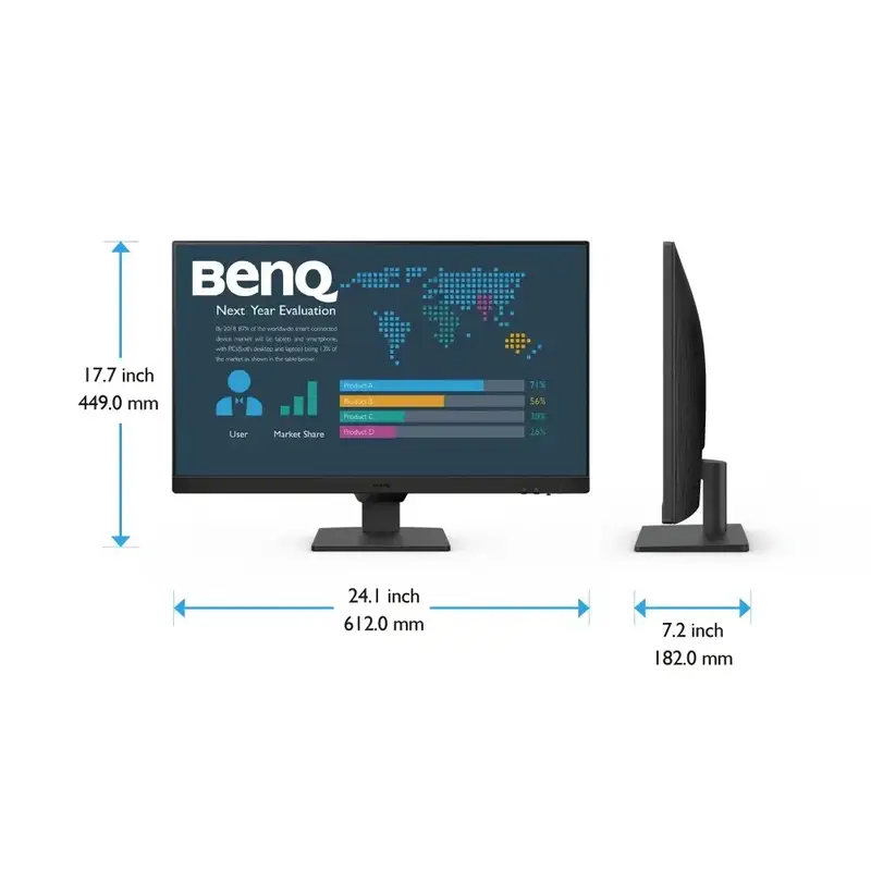 Монітор BenQ 27" BL2790 BLACK (9H.LM6LB.QBE) - фото - №4