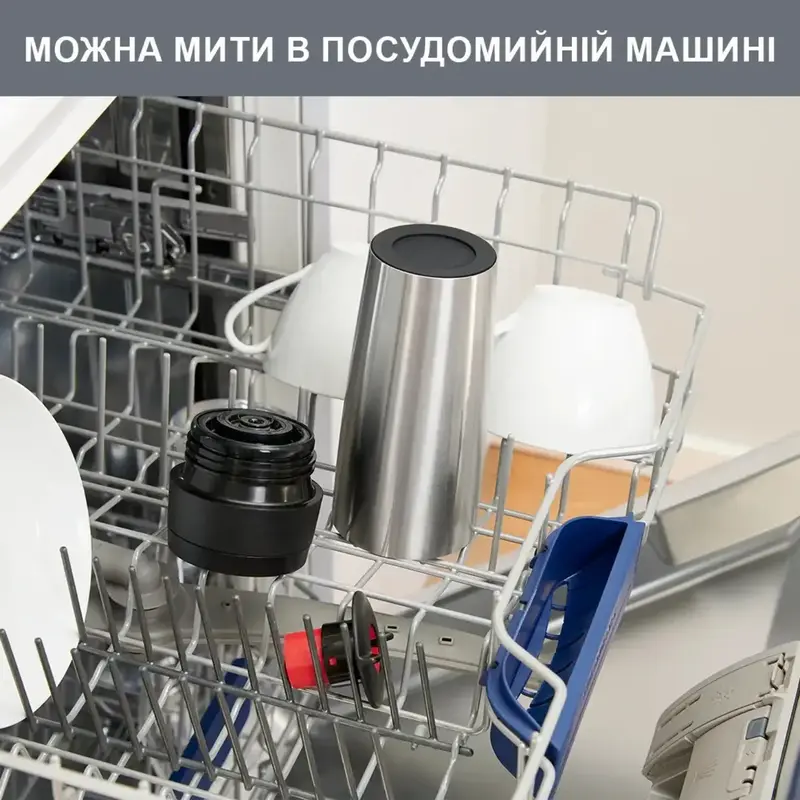 Термочашка TEFALTRAVEL MUG 0.36 л, сталева - фото - №6